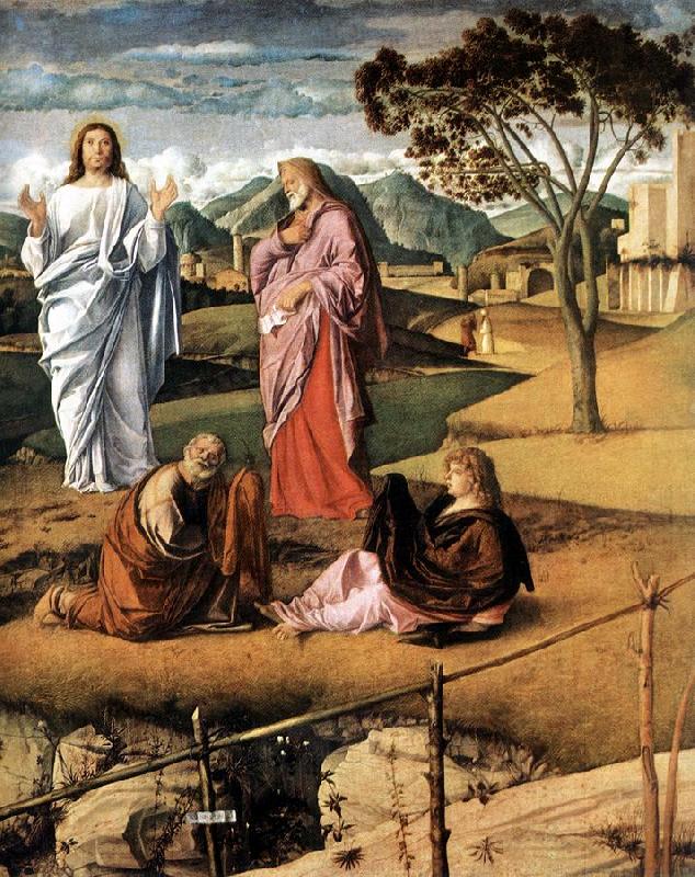 BELLINI, Giovanni Transfiguration of Christ (detail)  ytt China oil painting art